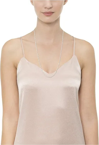 Miniatura 3 de Tienda Essentials Sterling Silver Singapore Bead Chain Station Necklace