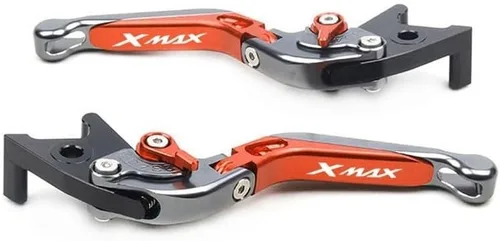 QQLADY Z Palancas de embrague de freno extensibles plegables para motocicleta Yamaha Xmax 250 125 300 400 XMAX300 X-MAX 125 250 300 400 2013-2019 X