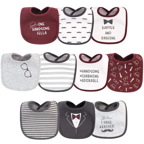Miniatura 77 de Hudson - Babero unisex de algodón para bebé, baberos de algodón, talla única , Cactus rosa