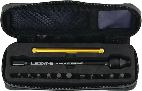 Miniatura 3 de LEZYNE Multiherramienta para bicicleta de accionamiento de torque, aluminio mecanizado CNC, sujeción magnética, 11 brocas intercambiables, cabezal