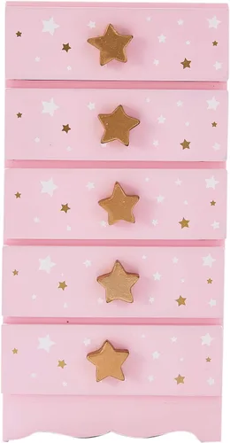Miniatura 4 de Teamson Kids TD-12884A Fashion Star Prints Renee Joyero, RosaBlancoOro
