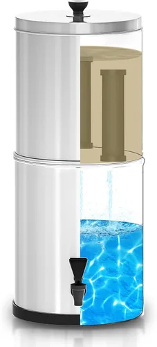 Miniatura 7 de Sistema de filtro de agua por gravedad de 2.9 galones Cubo de filtración de agua para el hogar, campamento al aire libre, senderismo, preparación