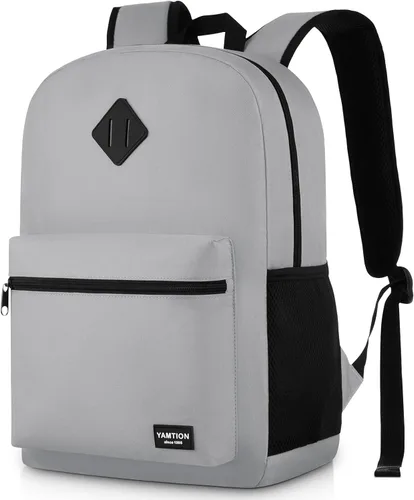 Miniatura 26 de YAMTION Mochila escolar, mochila clásica unisex para adolescentes con puerto USB para escuela secundaria, universidad, oficina, trabajo, viajes