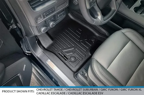Miniatura 2 de SMARTLINER - Juego de 3 filas y forro de carga Compatible con Cadillac Escalade 2021-2025