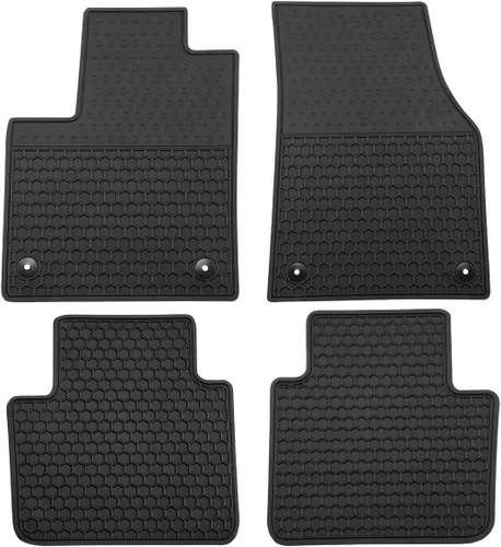 Miniatura 5 de Tapetes de auto a medida para Volkswagen VW Atlas 2018-2025 con asientos de butaca de segunda fila, alfombrillas de goma para auto resistentes, Todo
