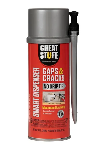 Great Stuff 99108824 Dispensador Inteligente para Huecos y Grietas, Crema, 12 Onzas