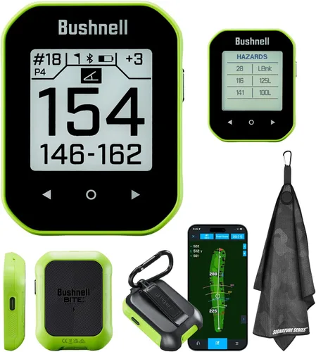 Miniatura 13 de Bushnell Golf Phantom 3 Slope GPS Handlheld (negro) Más de 38,000 campos, compensación de pendientes, información de peligro, calculadora