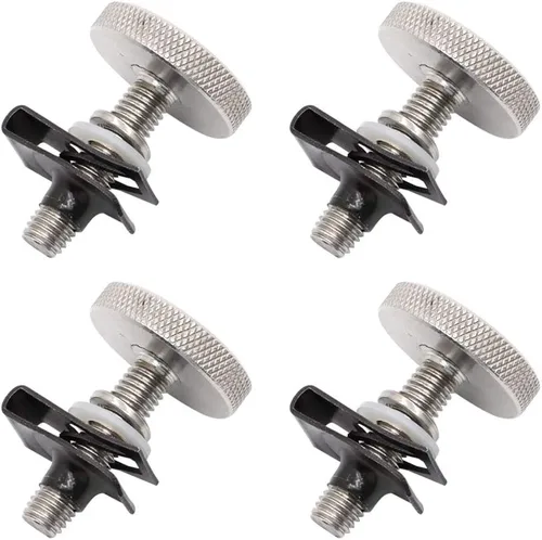Miniatura 2 de Alargar cerraduras de alforja de montaje de seguridad antirrobo para Harley Touring 1985-2020 acero inoxidable