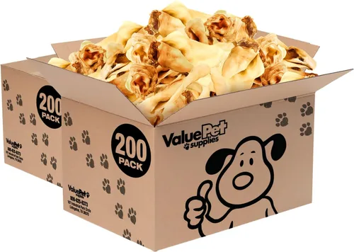 Miniatura 7 de ValueBull Orejas de vaca, varios tamaños y formas, paquete a granel de 120 unidades, golosinas naturales para perros, 100% carne de res Angus, un
