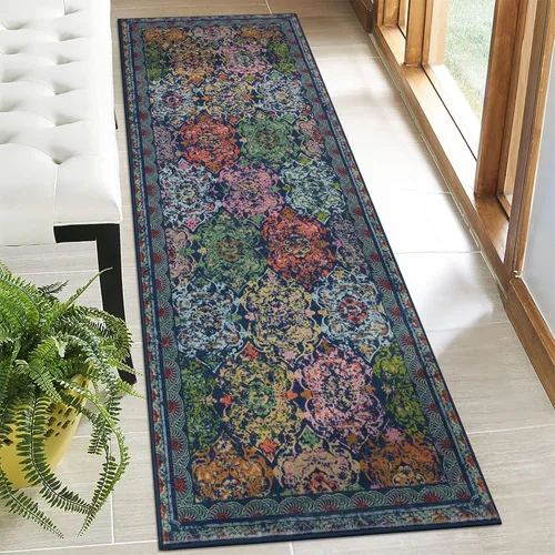 Miniatura 42 de Vaukki - Alfombra de pasillo, suave y peluda, alfombra antideslizante lavable, para lavandería, cocina, granja, baño, entrada y dormitorio
