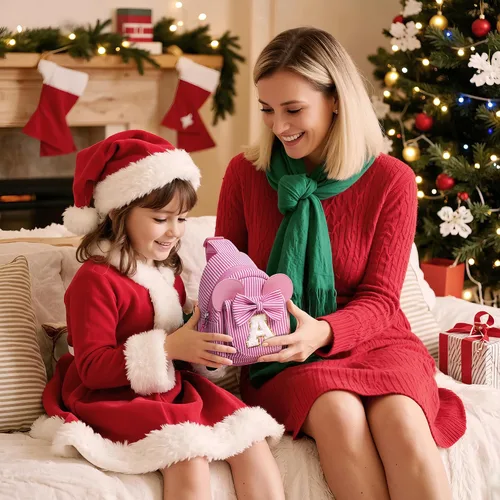 Miniatura 3 de Bolsos bandolera para niñas y niños - Regalos para niños Bolso cruzado pequeño con iniciales para niñas, regalos de cumpleaños