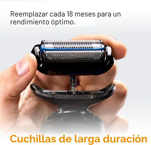Miniatura 8 de Braun Series 5 - Afeitadora eléctrica para hombres, maquinilla de afeitar de lámina húmeda y seca, accesorio de recortadora de precisión, accesorio