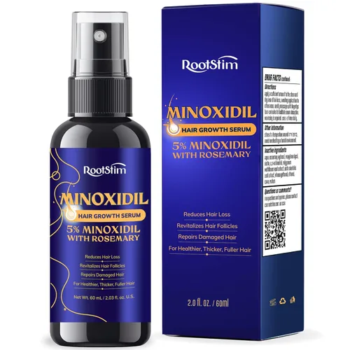 Miniatura 11 de Crecimiento del cabello de minoxidil al 5% para hombres y mujeres: paquete de 2 sueros de tratamiento de pérdida de cabello con minoxidil extra