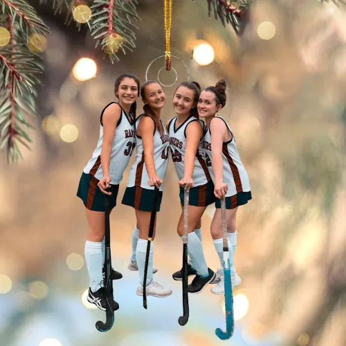 Miniatura 28 de Nazenti Adorno de Navidad personalizado para árbol de pareja, adornos de fotos, bonito diseño