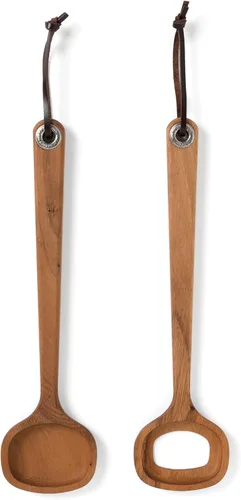 Miniatura 9 de Ironwood Gourmet Juego de utensilios de ensalada extra grandes, 2.75 x 2.75 x 13 pulgadas