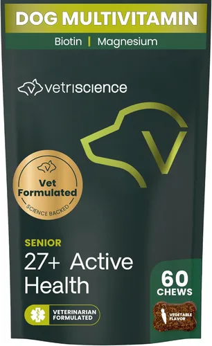 Miniatura 8 de VETRISCIENCE Canine Plus MultiVitamina para Perros - Suplemento vitamínico recomendado por veterinarios - Apoya el estado de ánimo, la piel