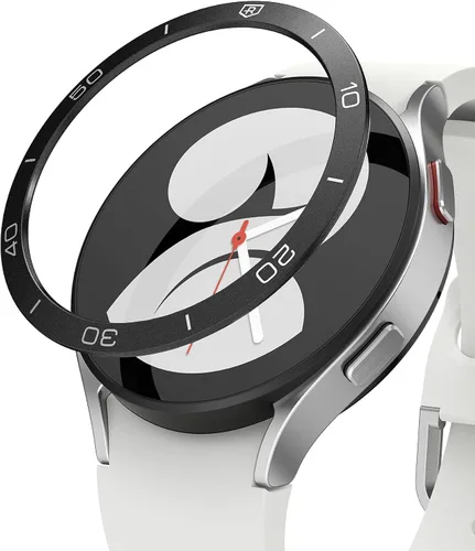 Miniatura 12 de Ringke Bisel Styling Compatible con Samsung Galaxy Watch 5 1.575 in y Galaxy Watch 4 (1.575 in) Marco Adhesivo Anillo Cubierta Anti arañazos