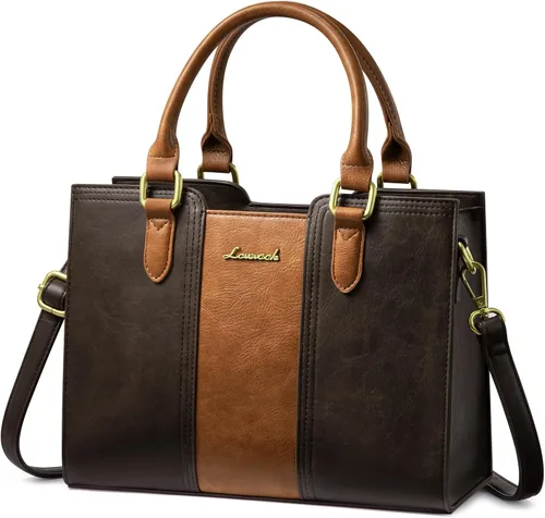 Miniatura 16 de LOVEVOOK Bolso para mujer, bolso de hombro vintage de cuero, pequeño bolso bandolera para damas, bolso de mano con asa superior y bandolera