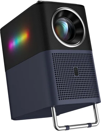 TCL Proyector A1 GTV con licencia oficial de Netflix, proyector de película portátil para exteriores de 1080P, 360 lúmenes ISO, proyector WiFi RGB