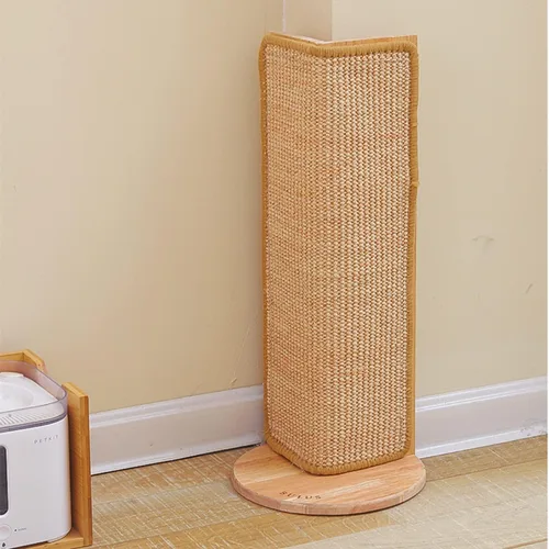 Miniatura 3 de SHENGOCASE Rascador de sisal de gato de 20.5 pulgadas de alto, sin perforaciones, para pared, para sofá, esquina, poste rascador, alfombrilla de 1