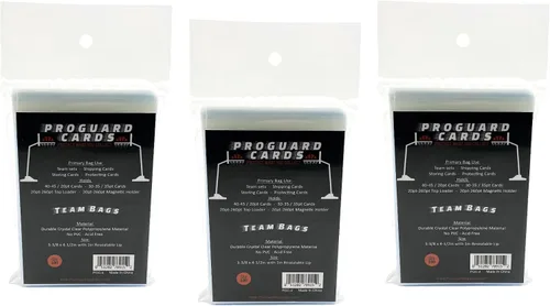 Miniatura 5 de 100 bolsas de equipo para conjuntos de equipo, se adapta a hasta 35 tarjetas Adecuado para cargadores superiores y soportes magnéticos de moldes