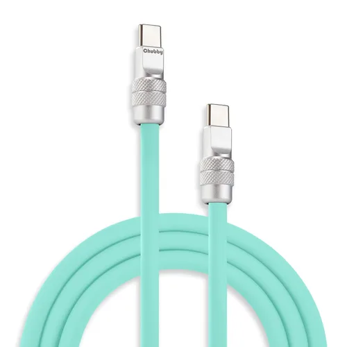 Miniatura 11 de chubbycable Chubby 2.0 USB C 240W Cable de carga rápida de silicona suave y duradero, cable de carga extra grueso compatible con iPhone 17-15 Series