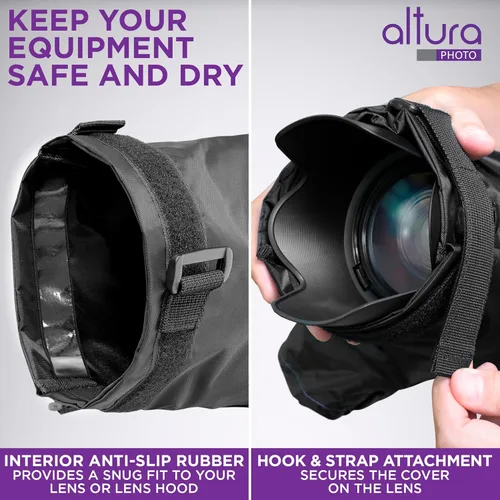Miniatura 6 de Altura Photo Cubierta impermeable profesional para cámaras Canon, Nikon, Sony DSLR y sin espejo y lentes, accesorios para fotografía
