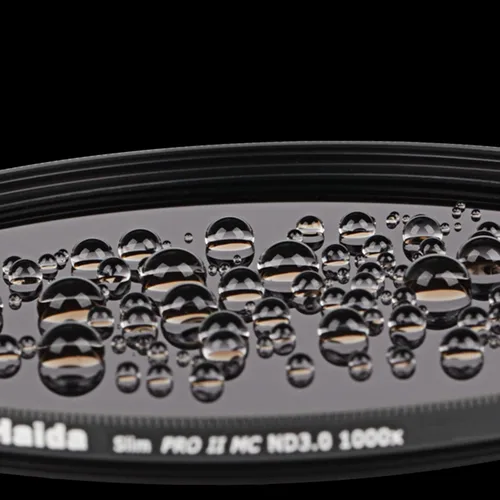 Miniatura 3 de Haida ND3.0 (1000x) Filtro para cámara 10-Stop Slim Pro II Vidrio óptico multicapa impermeable resistente a los arañazos Filtro fotográfico SLR