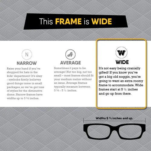 Miniatura 4 de eyebobs Size Matters - Lentes de lectura unisex de alta calidad para hombres y mujeres Gafas de media llanta
