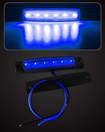 Miniatura 5 de Shangyuan Luces marinas para barco, luces interiores LED utilitarias para cubierta de cortesía, luz de cabina de popa de popa de 12 V, luces marinas