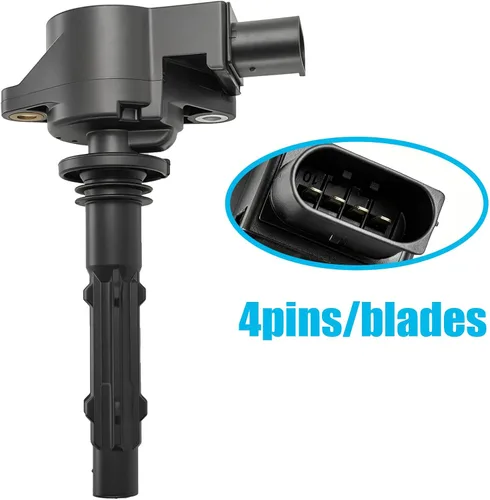 Miniatura 4 de Paquete de bobinas de encendido UF535 2729060060 y bujías de iridio 95983 Juego de 6 compatible con Mercedes-Benz E300/350, C280/300/350, ML350