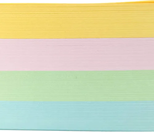 Miniatura 4 de D.RECT Cubo de notas adhesivas pastel – Notas sueltas 3.346 x 3.346 in – 40 mm de altura – 1 unidad