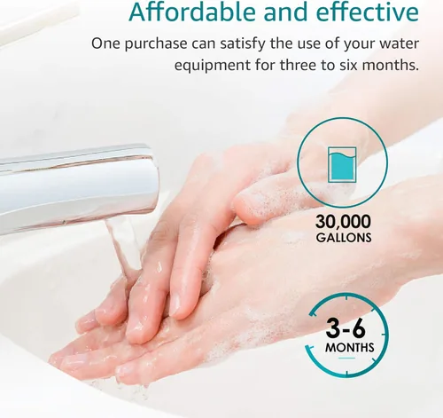 Miniatura 8 de AQUA CREST AP110 Filtro de agua para toda la casa, filtro de sedimentos, 5 micras, repuesto para 3M® Aqua-Pure AP110, Culligan® P5, APEC, GE FXUSC