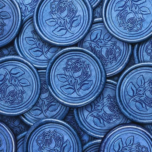 Miniatura 13 de 25 Calcomanías de Sellos de Cera Hechas a Mano, Sellos para Sobres, Calcomanías de Cera Autoadhesivas para Invitaciones de Fiestas de Boda, Sobres