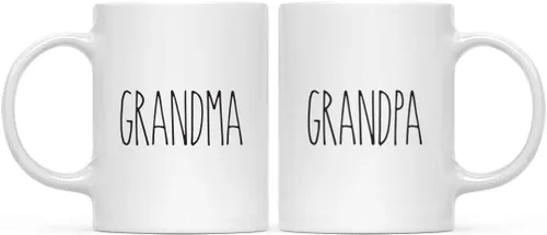 Miniatura 17 de Andaz Press Simple Farmhouse - Decoración rústica de otoño para cocina, 11 onzas, taza de té de café de cerámica, regalo para parejas, bestia
