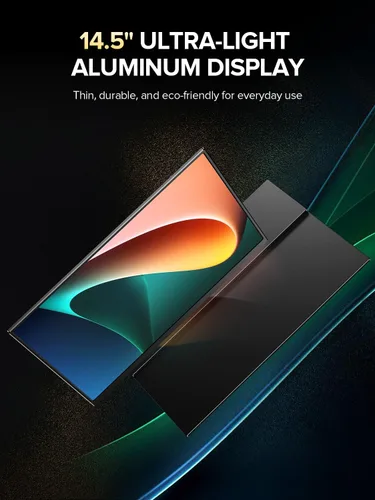 Miniatura 2 de Monitor portátil 4K UPERFECT, pantalla de 14.5" UHD 3840x2400 para laptop con cubierta inteligente, pantalla IPS mate 16:10, 100% sRGB, 1.06 mil