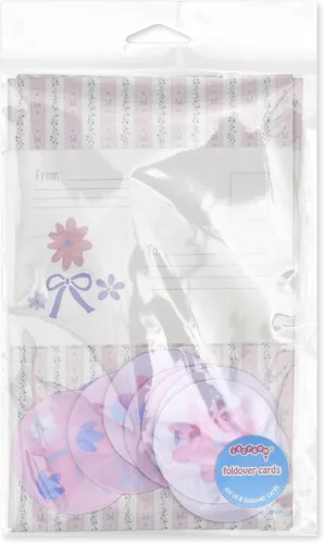 Miniatura 5 de iscream Pack of 8 Fold-over Ready to Send Note Cards - Blossoms and Bows