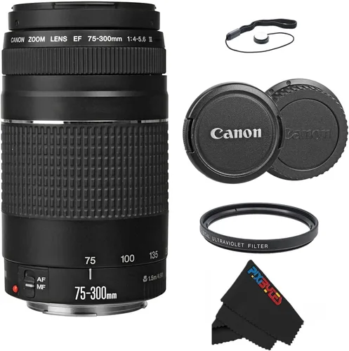 Miniatura 8 de Canon EF 75-300mm f/4-5.6 III Objetivo zoom telefoto para cámaras Canon SLR, 6473A003 (Reacondicionado)
