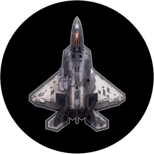 Miniatura 3 de F22 Raptor Illustration s Stealth Fighter PopSockets intercambiables PopGrip
