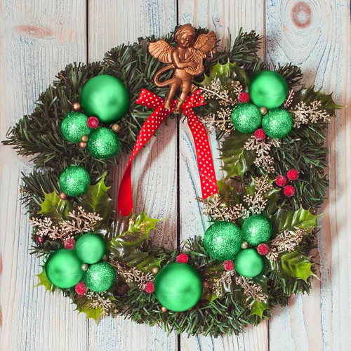 Miniatura 6 de Aitsite Juego de 100 adornos para árbol de Navidad, mini bolas navideñas irrompibles para decoraciones navideñas (verde)