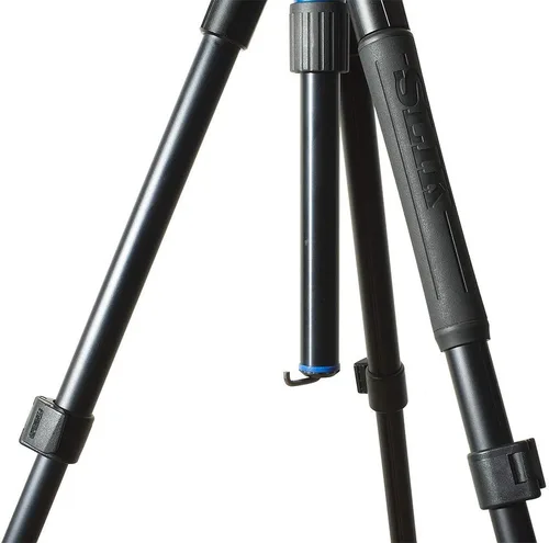 Miniatura 5 de SLIK Pro AL-324DX w/SH-705E Cabezal panorámico de 3 vías para cámaras sin espejo/DSLR Sony Nikon Canon Fuji y más - Negro (613-358)