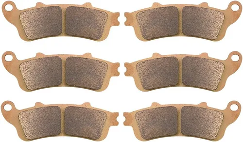 Miniatura 9 de AHL Juego de pastillas de freno delanteras y traseras para Honda ST1300 / ST1300 Pan European (ABS y no ABS) 2002-2007 (Semi-metálico)
