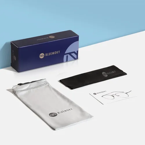 Miniatura 6 de BLUEMOKY Gafas de lectura de luz azul para mujer, paquete de 3 lentes de moda con ojo de gato, lentes de computadora con bloqueo de luz azul