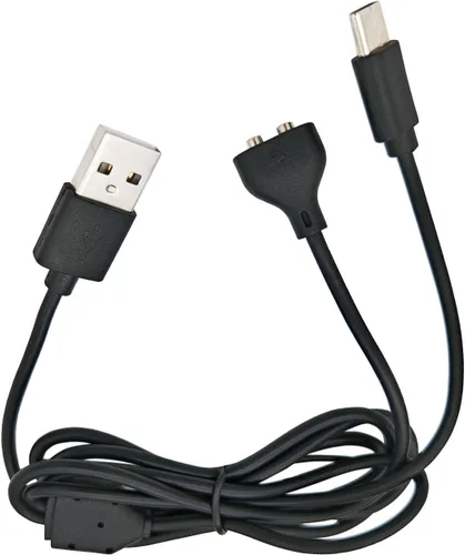 Miniatura 4 de Reemplazo del cargador de collar de choque para perro Delupet/Jugbow/Yawpet/Dogs E Collar de entrenamiento Cable de carga 2 unidades, negro