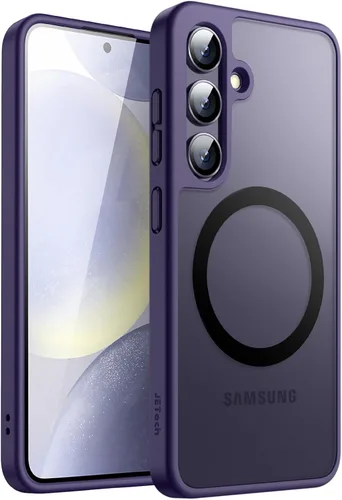 Miniatura 20 de JETech Estuche magnético para Samsung Galaxy S24 5G, compatible con MagSafe, funda protectora para teléfono con parte trasera translúcida y mate a