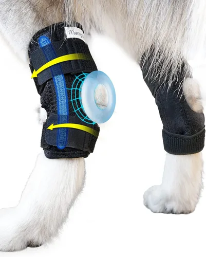 Miniatura 12 de Soporte para pierna de perro, Hock trasero y tobillo Sigle, envoltura de compresión para articulación de pierna trasera canina para desgarro ACL