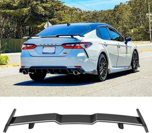 Miniatura 8 de JMTBNO - Alerón universal de 53 pulgadas para automóvil, alerón trasero negro brillante ABS compatible con Dodge Charger 2011-2022 RT SXT SRT Honda