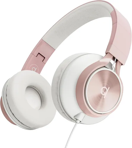 Miniatura 10 de Artix CL750 audífonos plegables con aislamiento de sonido, supraaurales, con cable, con micrófono y control de volumen, audífonos estéreo