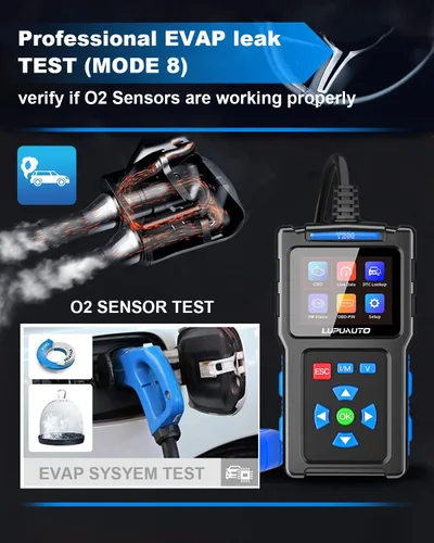 Miniatura 7 de Herramienta de diagnóstico del escáner T200 OBD2, lector de códigos de coche OBDII, lectores de código de motor de verificación de vehículos