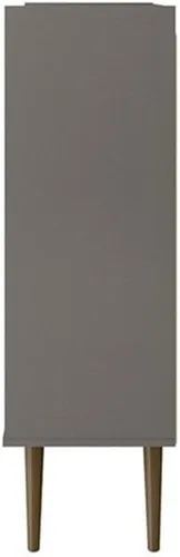 Miniatura 6 de Manhattan Comfort Bogart - Armario decorativo moderno de mediados de siglo de 45.5 pulgadas para uso en la oficina en casa y sala de estar, incluye